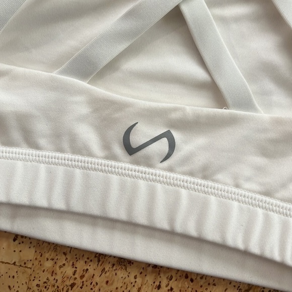 Tlf White Strappy Sports Bra - Picture 5 of 8